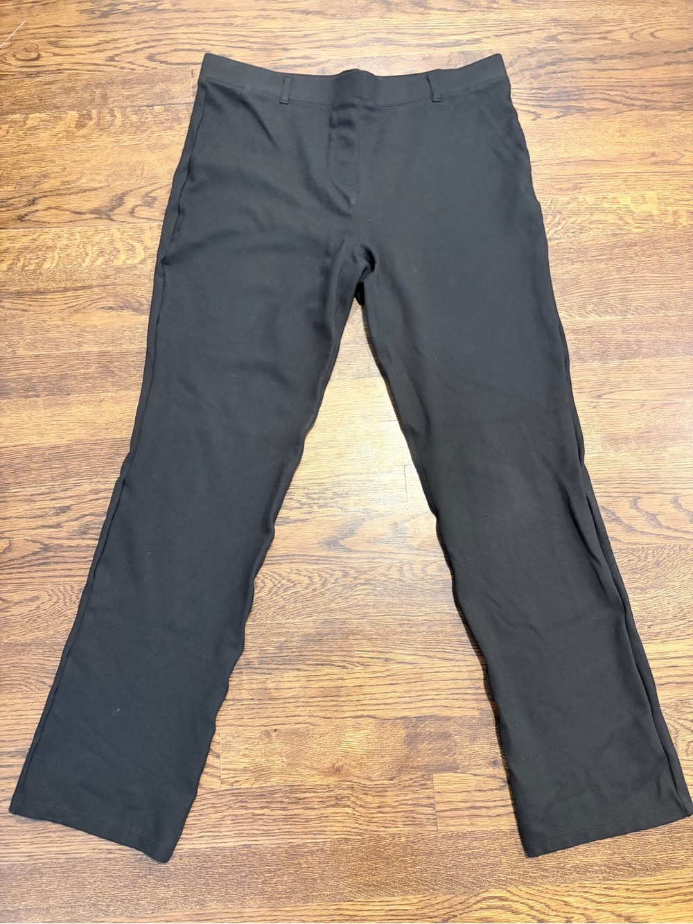 Women’s Black Stretchy Trousers - Classic Straight Fit